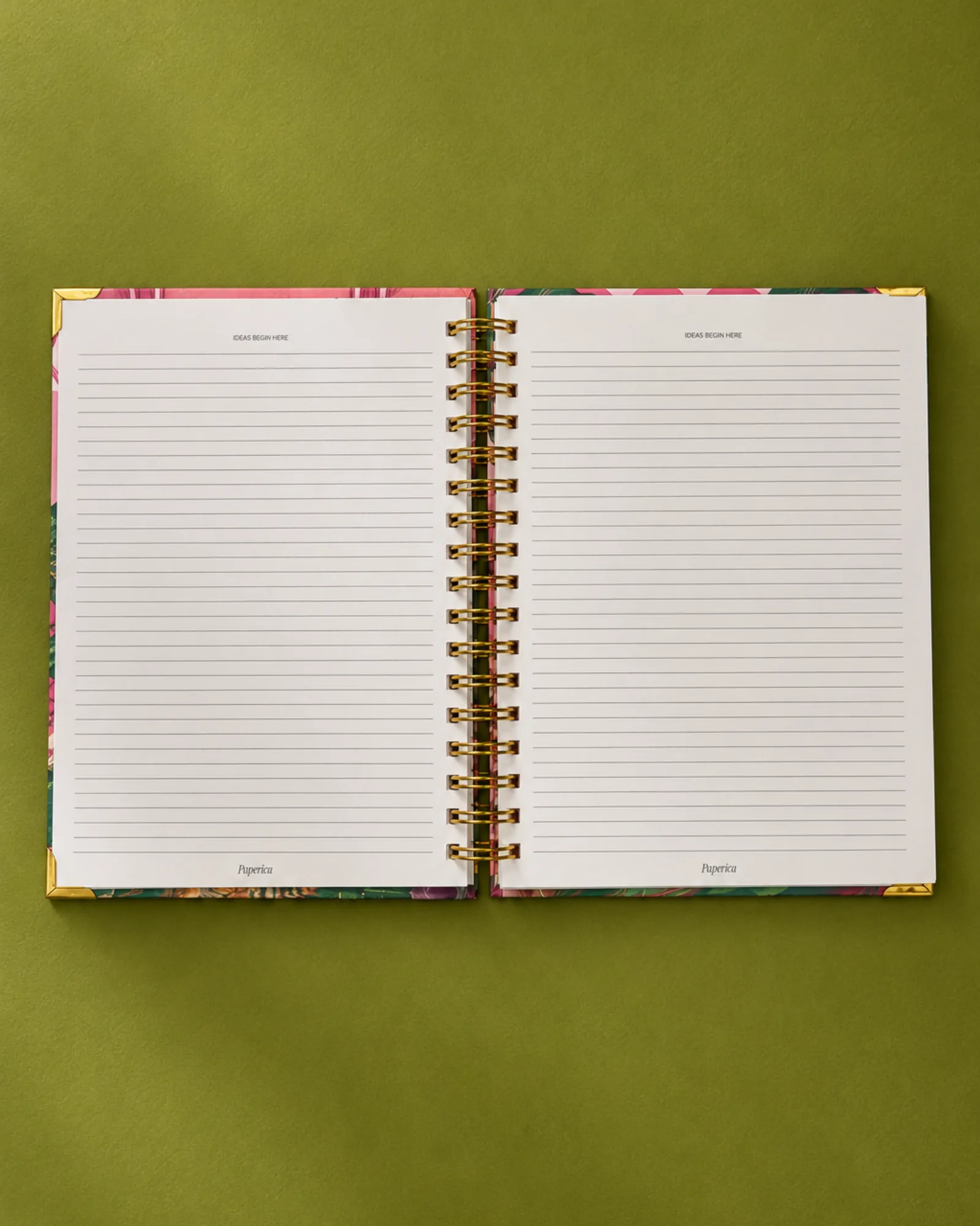 SHERNI notebook, ruled inside pages